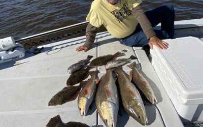 Redfish and Flounder